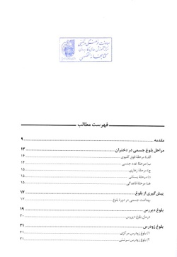  	تربیت جنسی و بلوغ در دختران