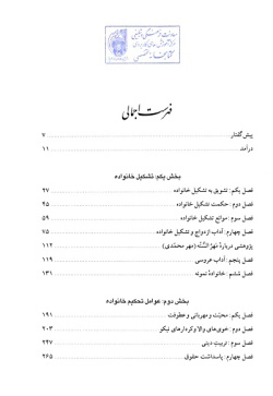  	تحکیم خانواده از نگاه قرآن و حدیث