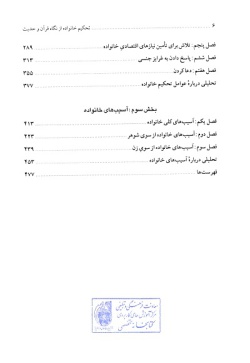  	تحکیم خانواده از نگاه قرآن و حدیث